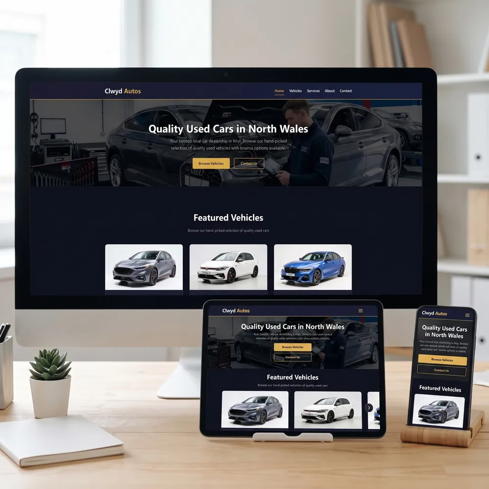 Clwyd Autos homepage