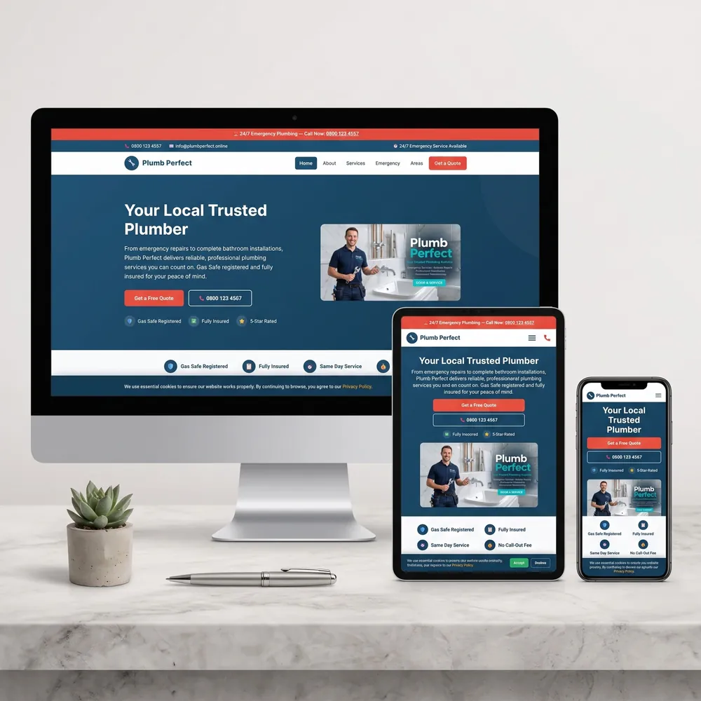 Plumb Perfect homepage