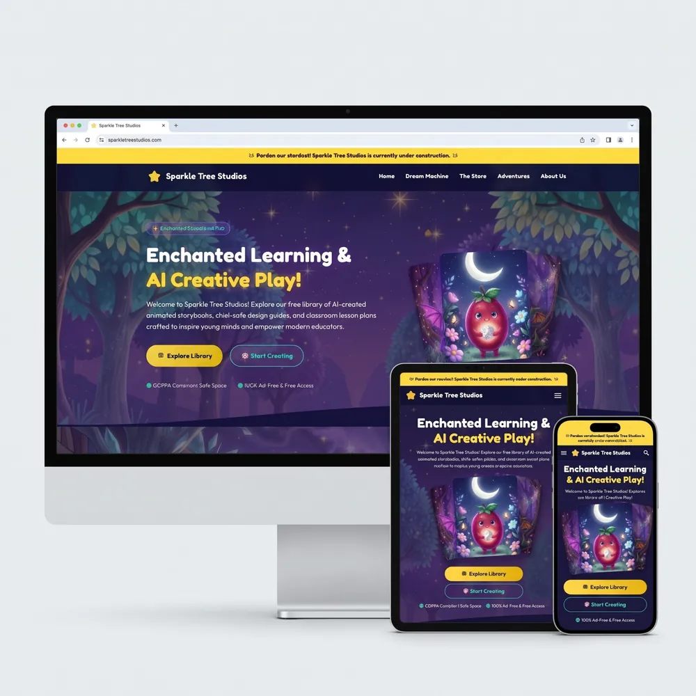 Sparkle Tree Studio homepage