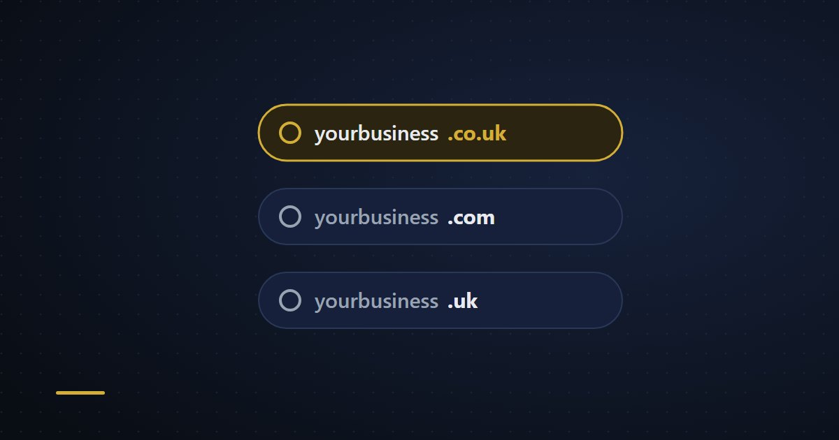 Domain Names for UK Business 2026: .co.uk vs .com vs .uk