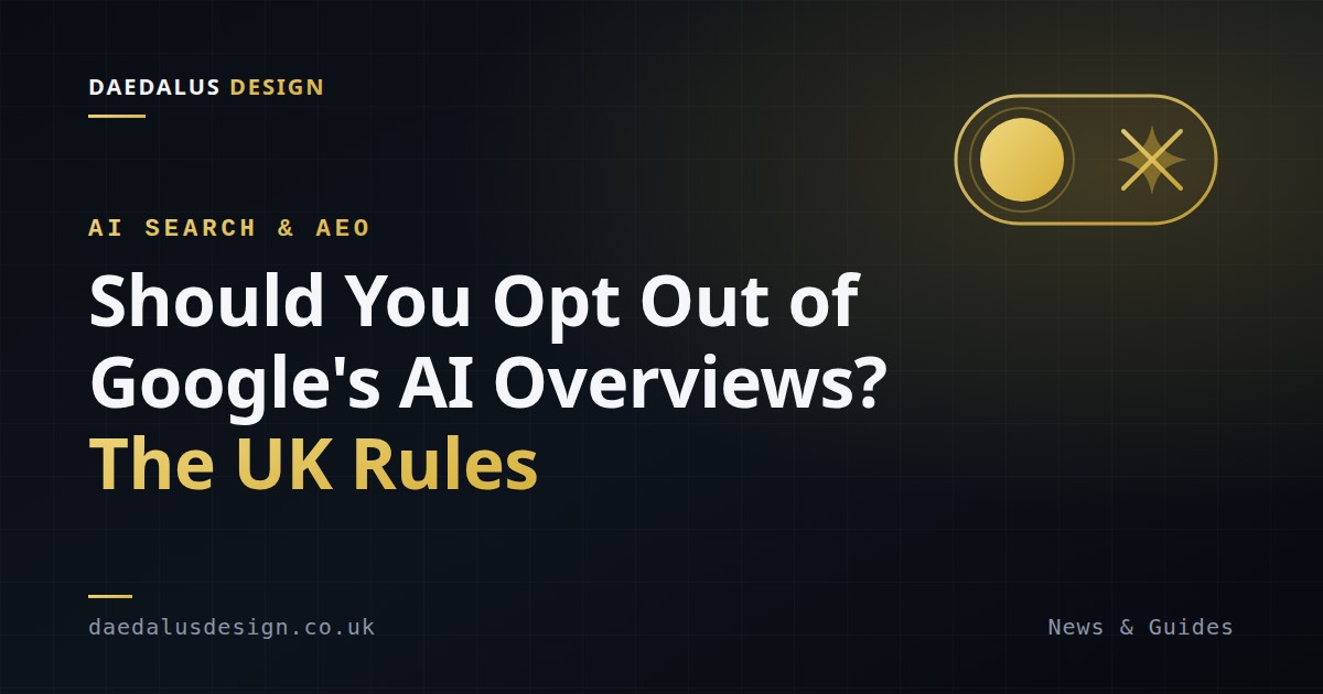 Should You Opt Out of Google's AI Overviews? The UK Rules
