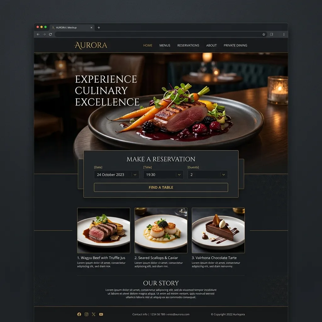 Restaurant Website